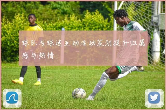 球队与球迷互动活动策划提升归属感与热情