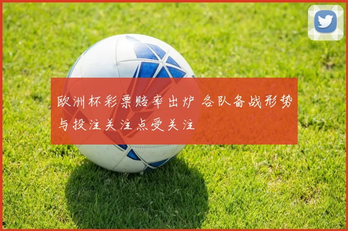 欧洲杯彩票赔率出炉 各队备战形势与投注关注点受关注