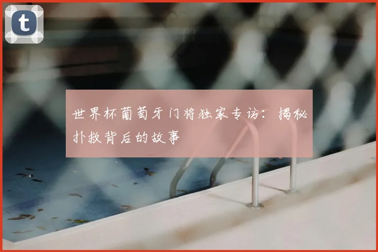世界杯葡萄牙门将独家专访：揭秘扑救背后的故事